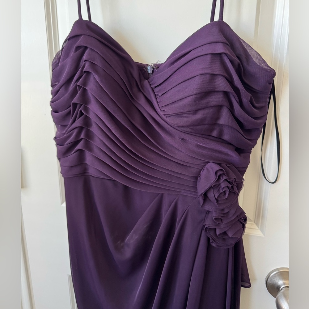 Elegant Purple Evening Dress